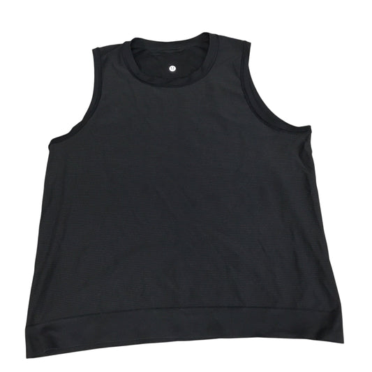 Athletic Tank Top By Lululemon In Black, Size: 12