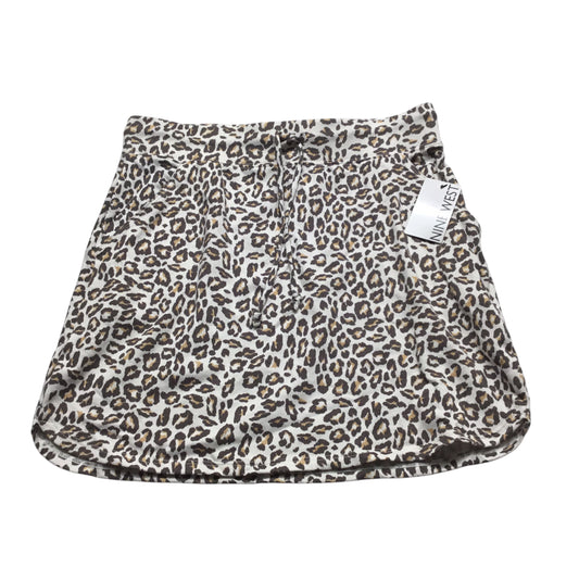 Skirt Mini & Short By Nine West Apparel In Animal Print, Size: M