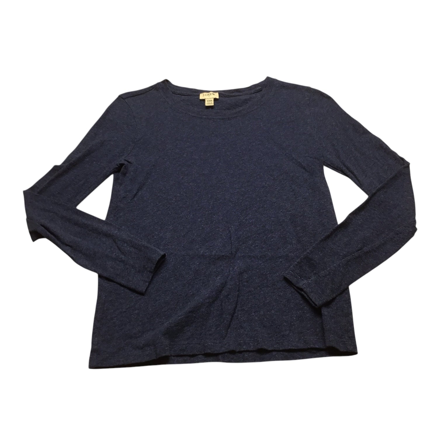 Top Long Sleeve Basic By J. Crew In Blue, Size: Xxs