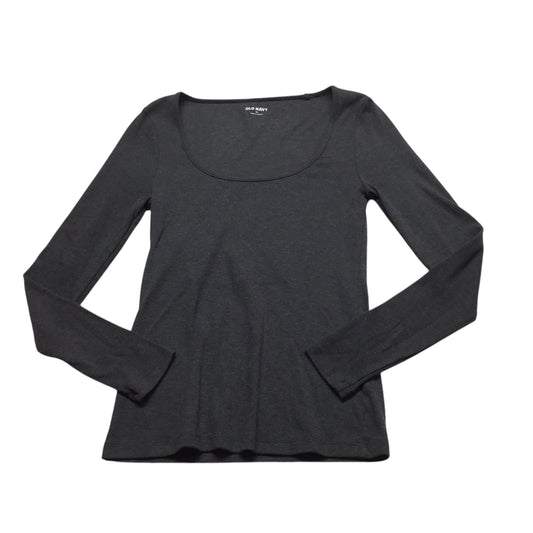 Top Long Sleeve Basic By Old Navy In Grey, Size: Xs