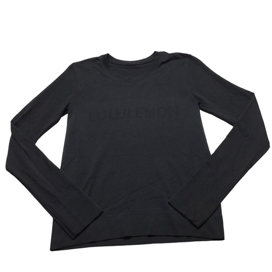 Athletic Sweatshirt Crewneck By Lululemon In Black, Size: 2