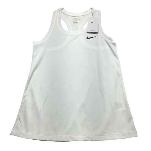 Athletic Tank Top By Nike Apparel In White, Size: Xs