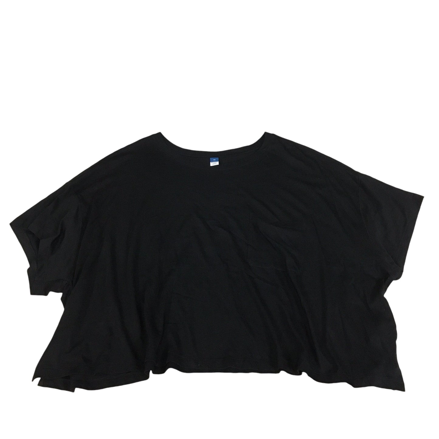 Top Short Sleeve Basic By Old Navy In Black, Size: 3x