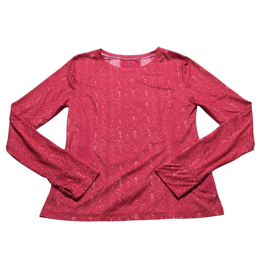 Athletic Top Long Sleeve Crewneck By Clothes Mentor In Pink, Size: S