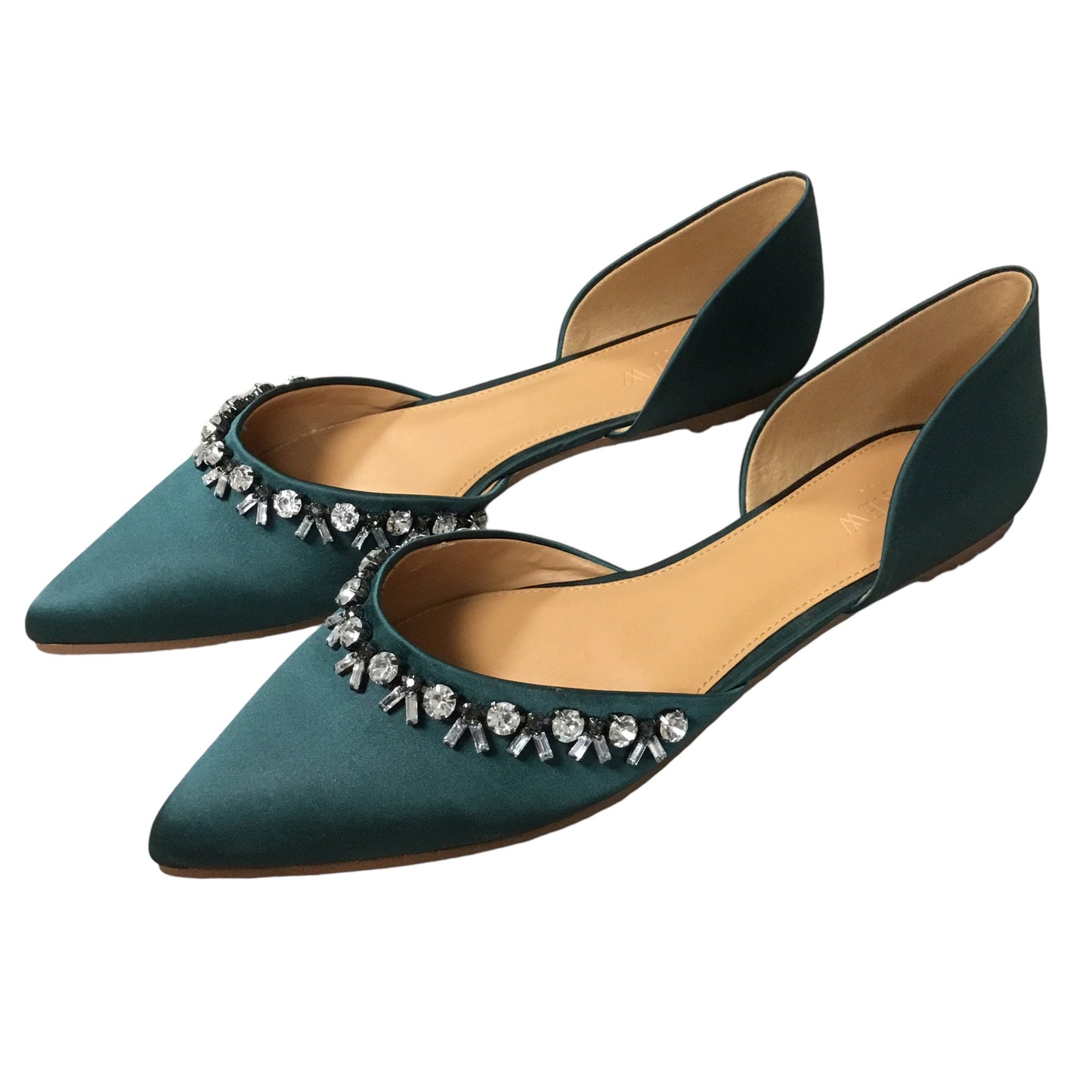 Shoes Flats By J. Crew In Green, Size: 9.5