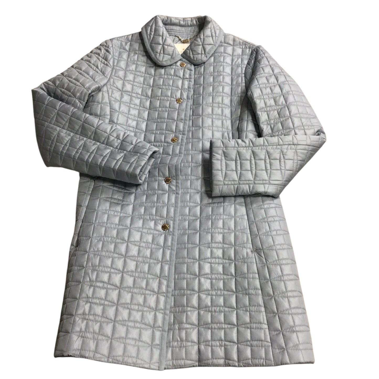 Coat Puffer & Quilted By Kate Spade In Grey, Size: S