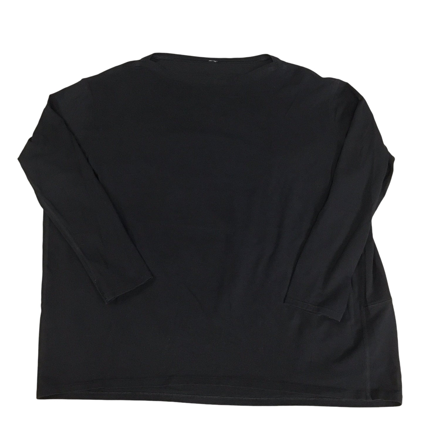 Athletic Top Long Sleeve Crewneck By Lululemon In Black, Size: S