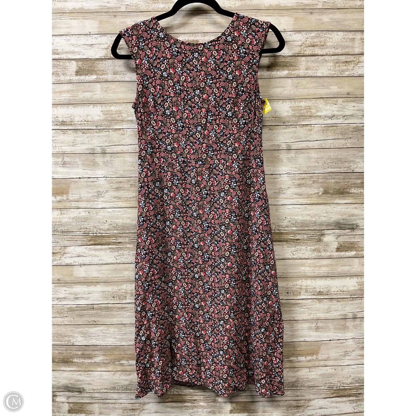 Dress Casual Midi By Loft In Floral Print, Size: 4p