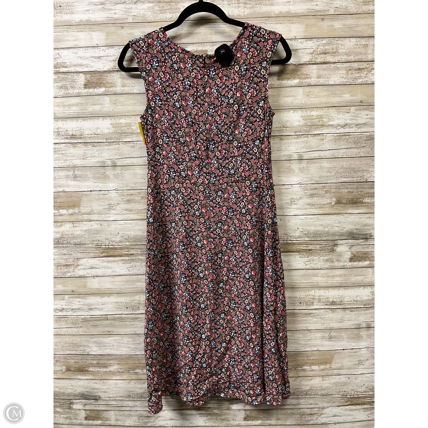 Dress Casual Midi By Loft In Floral Print, Size: 4p