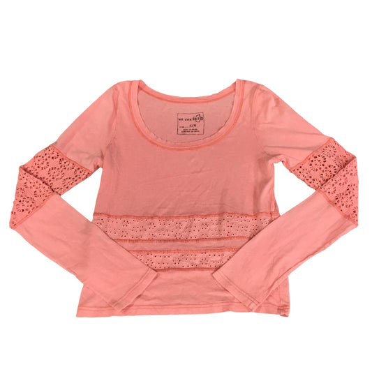 Top Long Sleeve By We The Free In Peach, Size: L