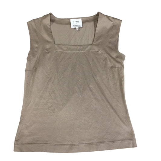 Top Sleeveless By Cma In Tan, Size: 8