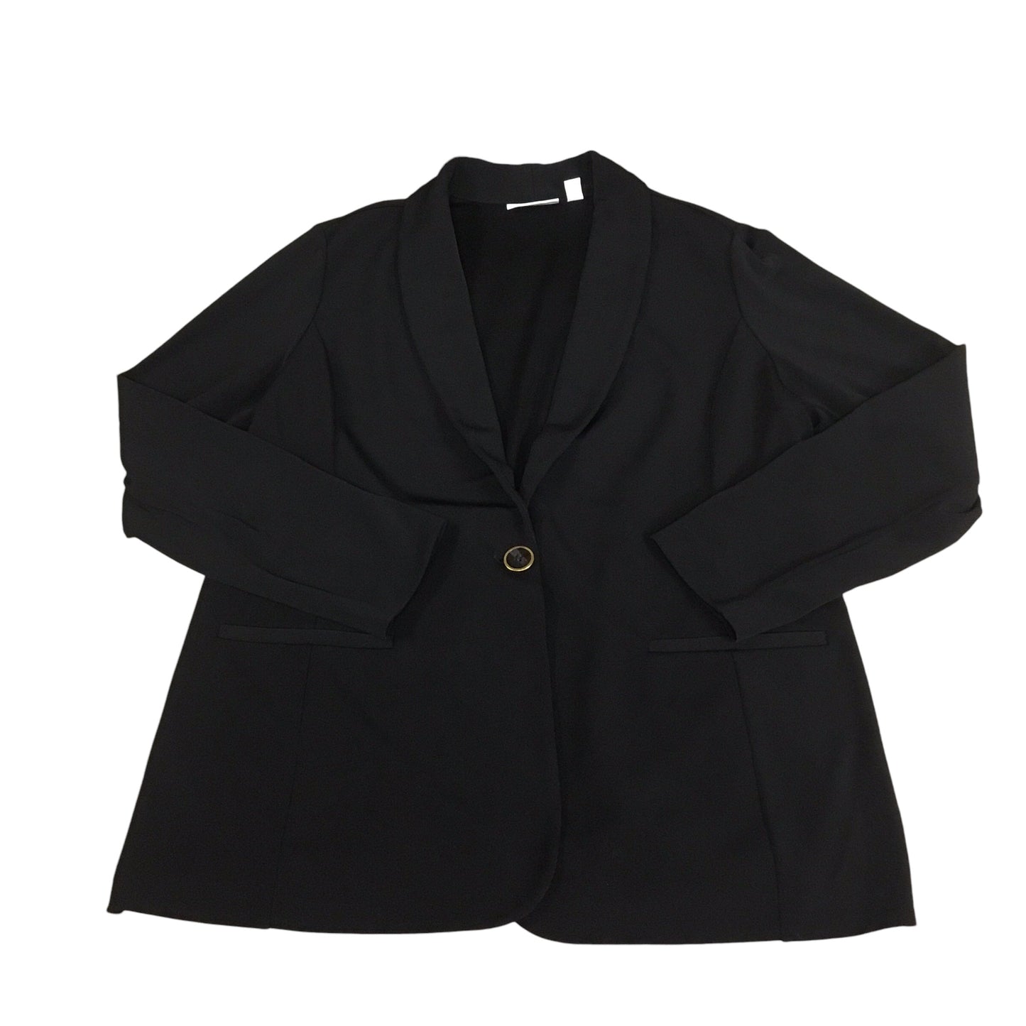 Blazer By Susan Graver In Black, Size: L