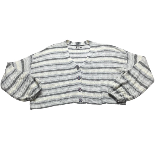 Sweater Cardigan By American Eagle In Grey, Size: Xs