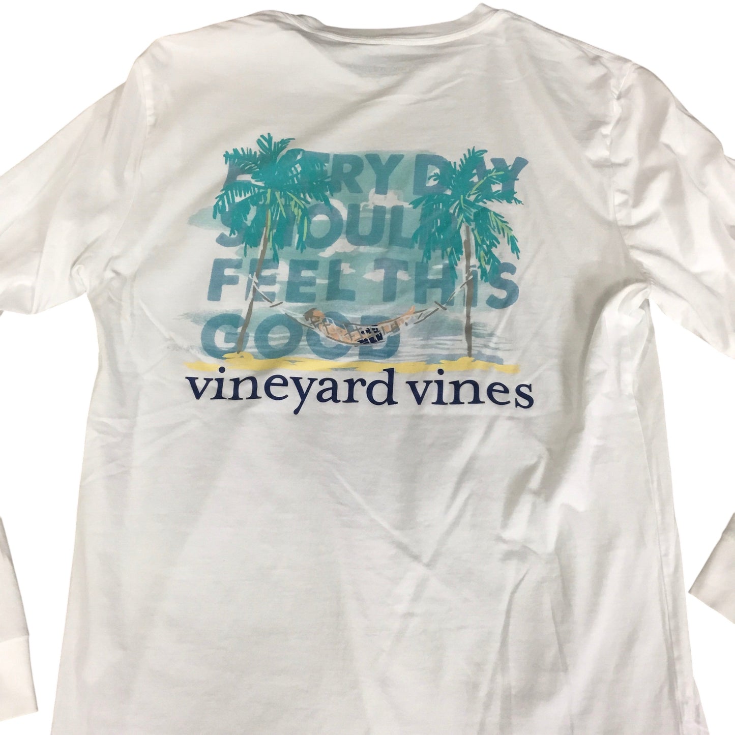 Top Long Sleeve By Vineyard Vines In White, Size: S