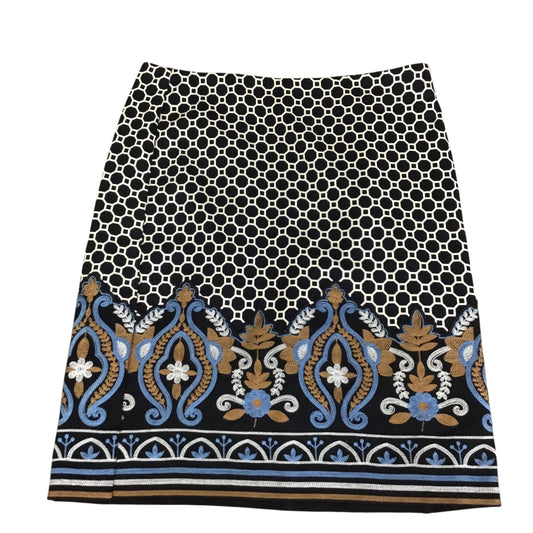 Skirt Midi By J Mclaughlin In Black & Cream, Size: 4