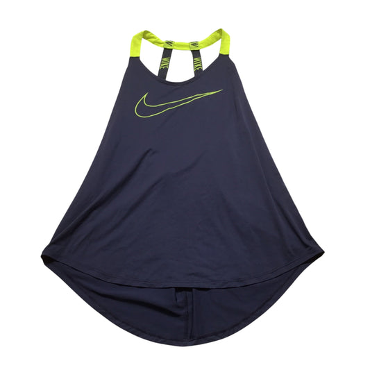 Athletic Tank Top By Nike Apparel In Blue & Green, Size: Xl