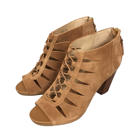 Shoes Heels Block By Michael By Michael Kors In Tan, Size: 7.5