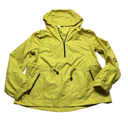 Athletic Jacket By Lululemon In Yellow, Size: 4