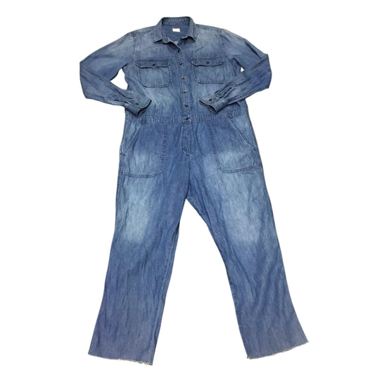 Jumpsuit By Gap In Blue Denim, Size: L