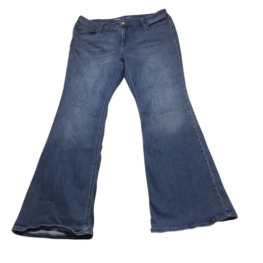 Jeans Straight By Old Navy In Blue Denim, Size: 14