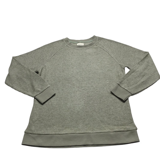 Top Long Sleeve By Thread And Supply In Green, Size: L