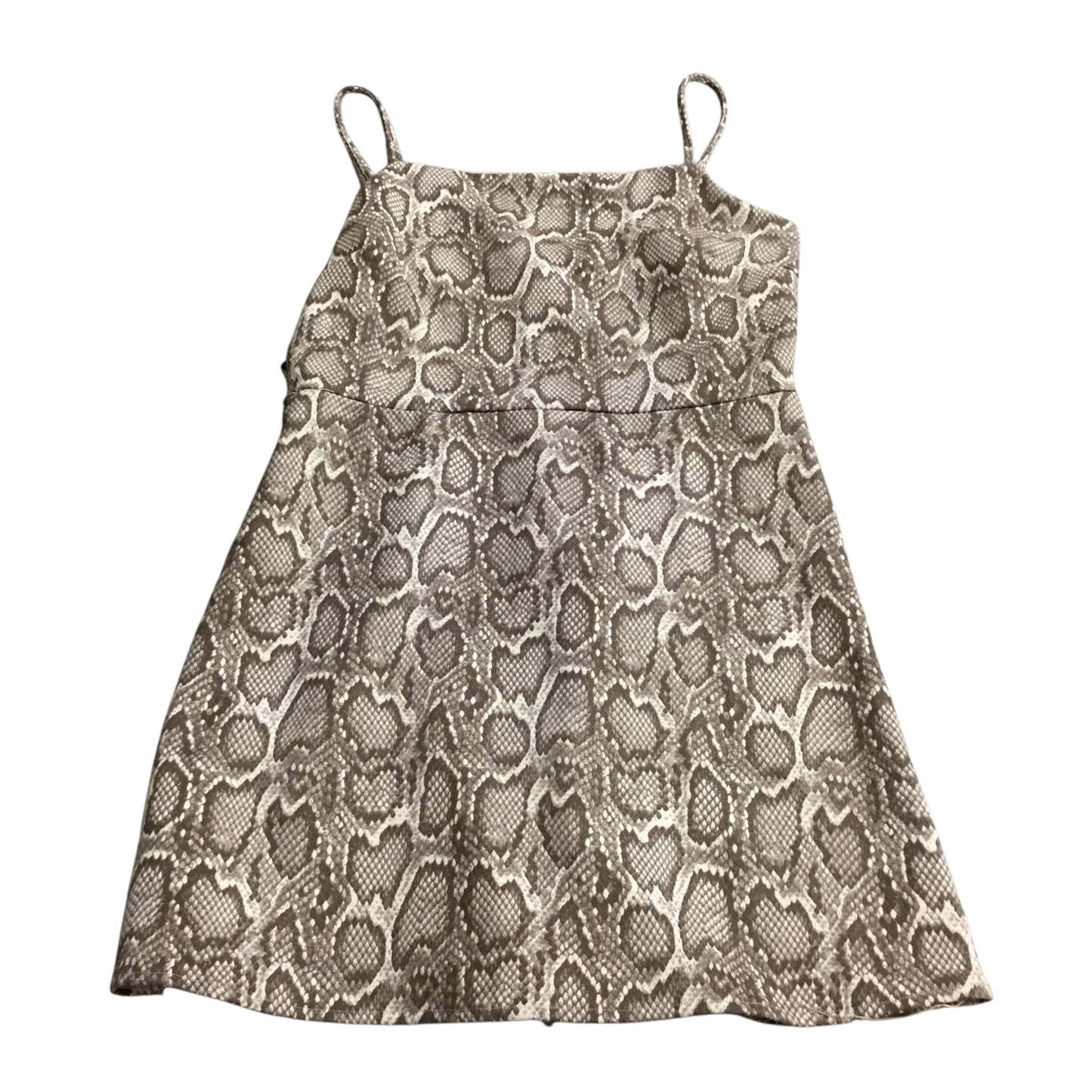 Dress Casual Short By She + Sky In Snakeskin Print, Size: L