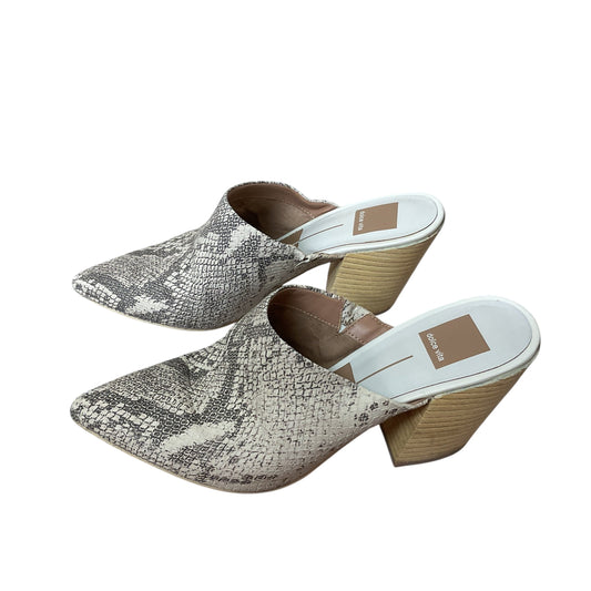 Shoes Heels Block By Dolce Vita In Snakeskin Print, Size: 8.5