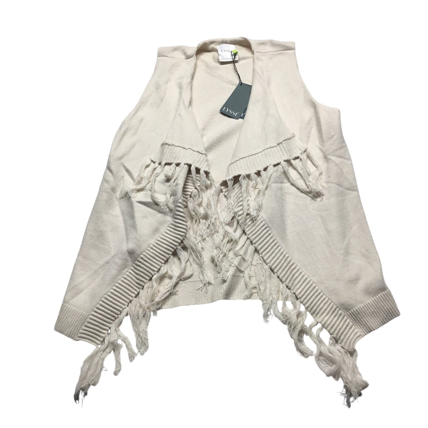 Vest Other By Lysse In Cream, Size: S/ M