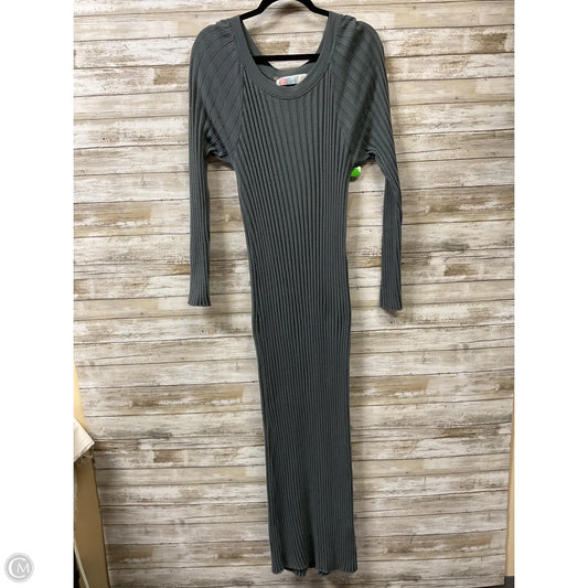 Dress Casual Maxi By Free People In Grey, Size: M