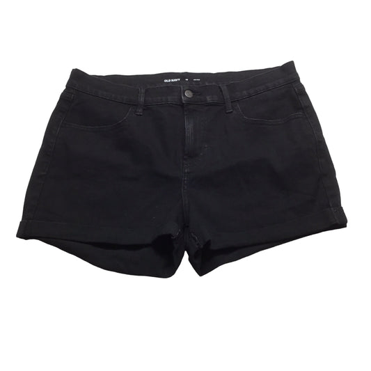 Black Denim Shorts Old Navy, Size 12