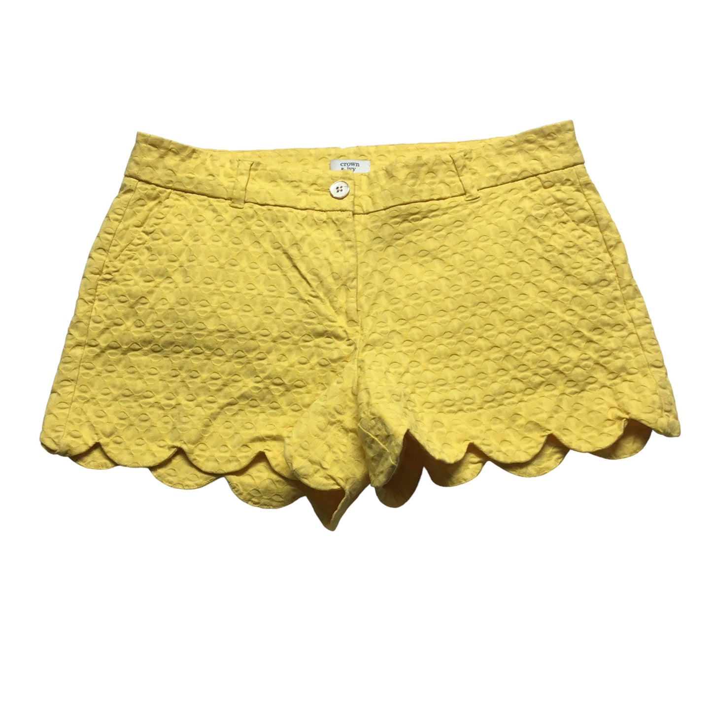 Yellow Shorts Crown And Ivy, Size 12