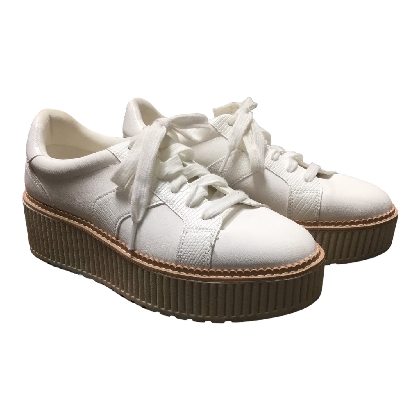 White Shoes Heels Platform Dolce Vita, Size 8.5