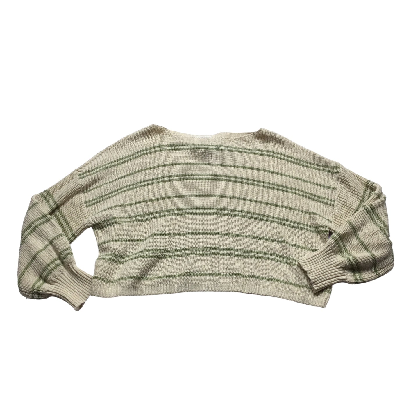 Top Long Sleeve By Billabong In Tan, Size: L