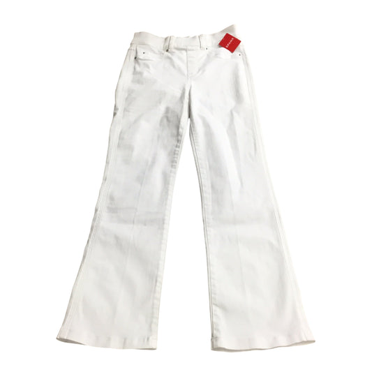 Jeans Straight By Spanx In White Denim, Size: S