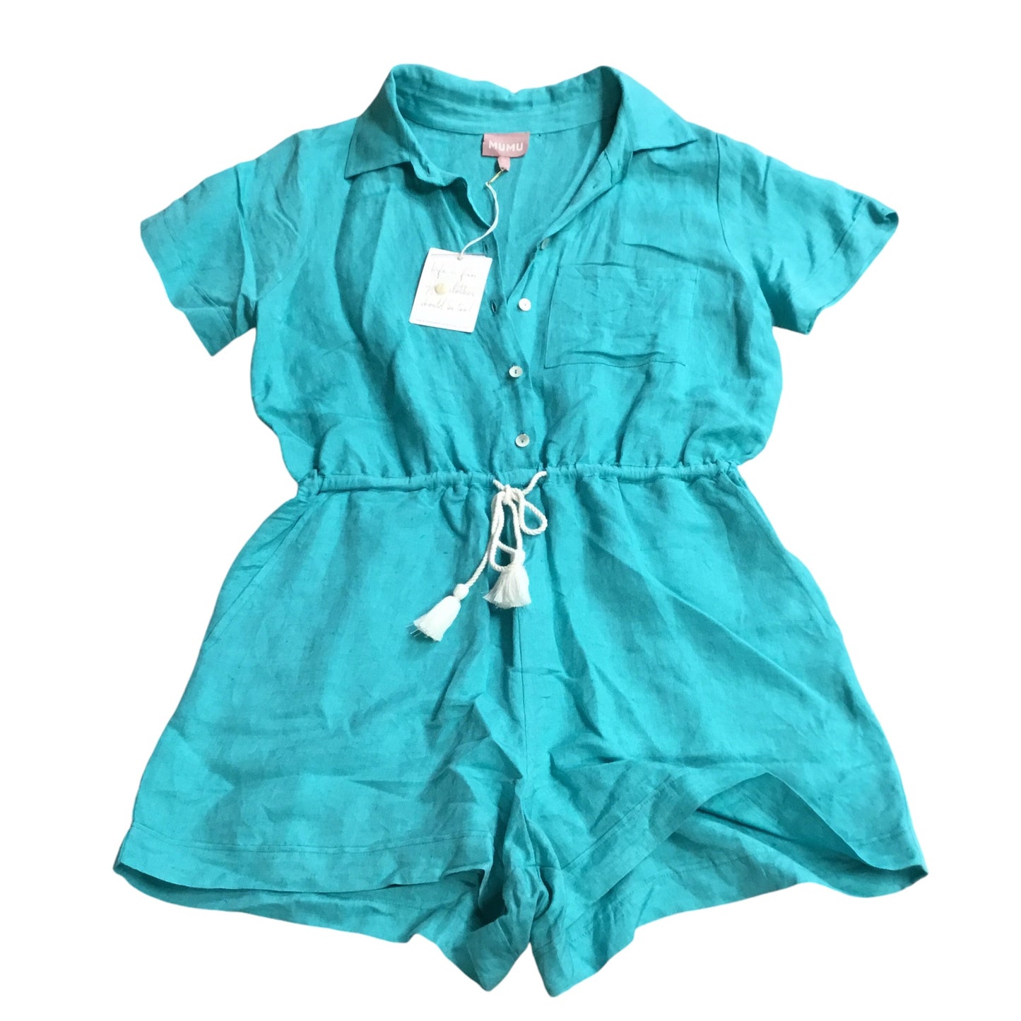 Romper By Show Me Your Mumu In Teal, Size: M