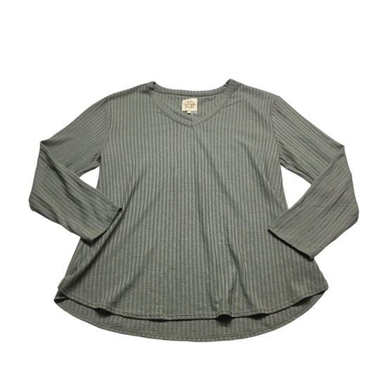 Top Long Sleeve By Chaser In Green, Size: Xxl