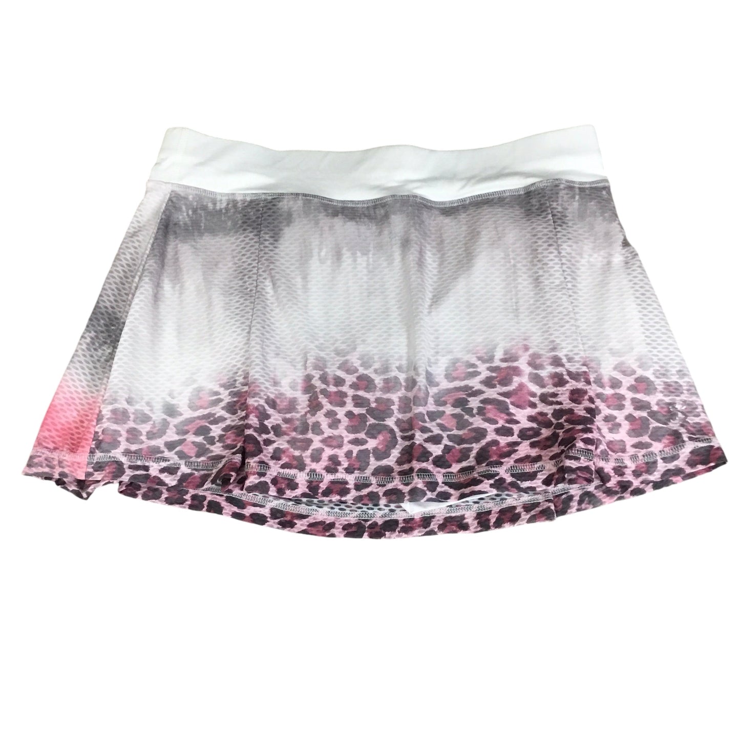 Athletic Skort By Clothes Mentor In Pink & White, Size: L