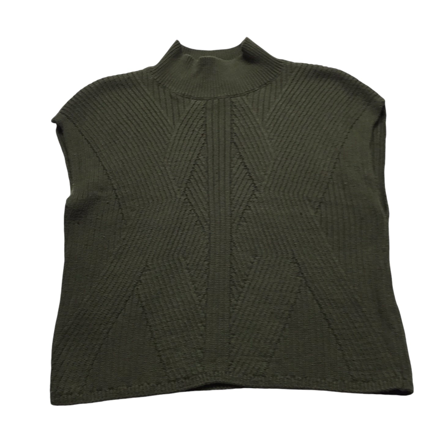 Sweater Short Sleeve By Express In Green, Size: L