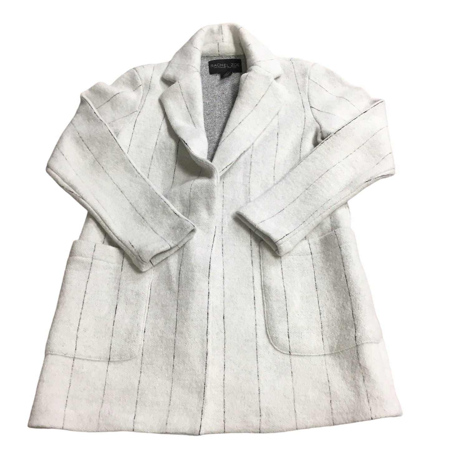 Coat Wool By Rachel Zoe In White, Size: Xsp