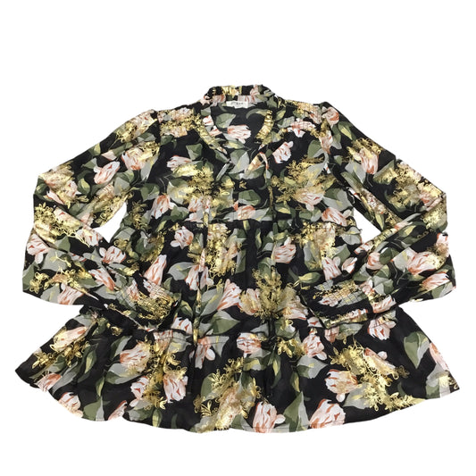 Top Long Sleeve By Umgee In Floral Print, Size: M