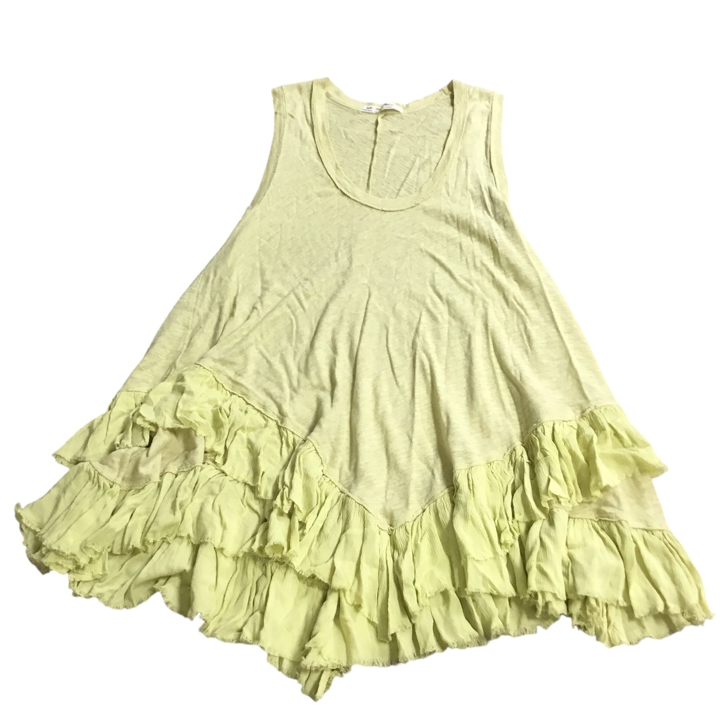 Top Sleeveless By We The Free In Green, Size: Xs