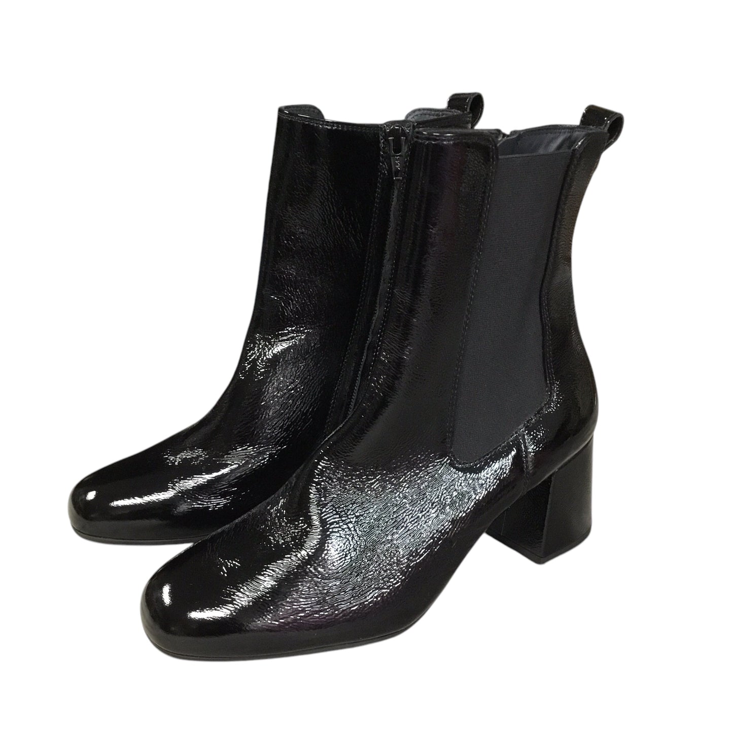 Boots Ankle Heels By Paul Green In Black, Size: 8