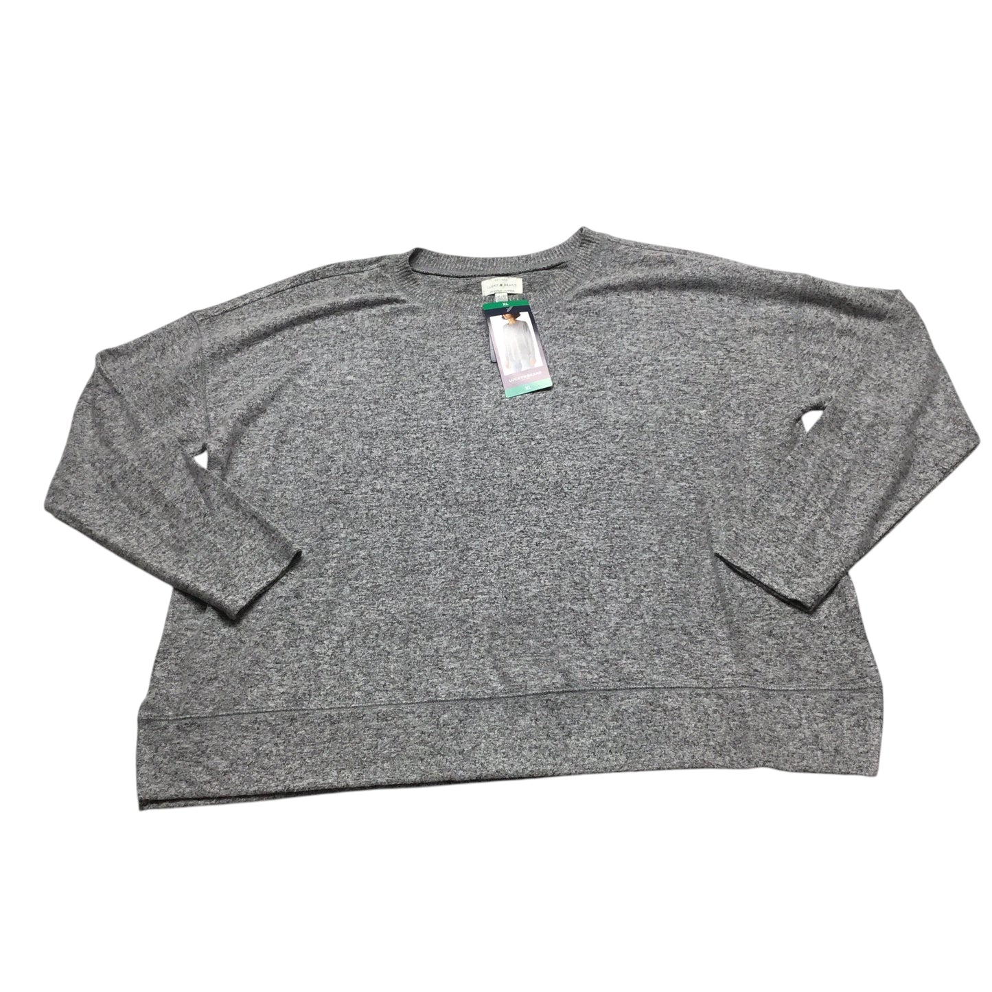 Top Long Sleeve By Lucky Brand In Grey, Size: Xl