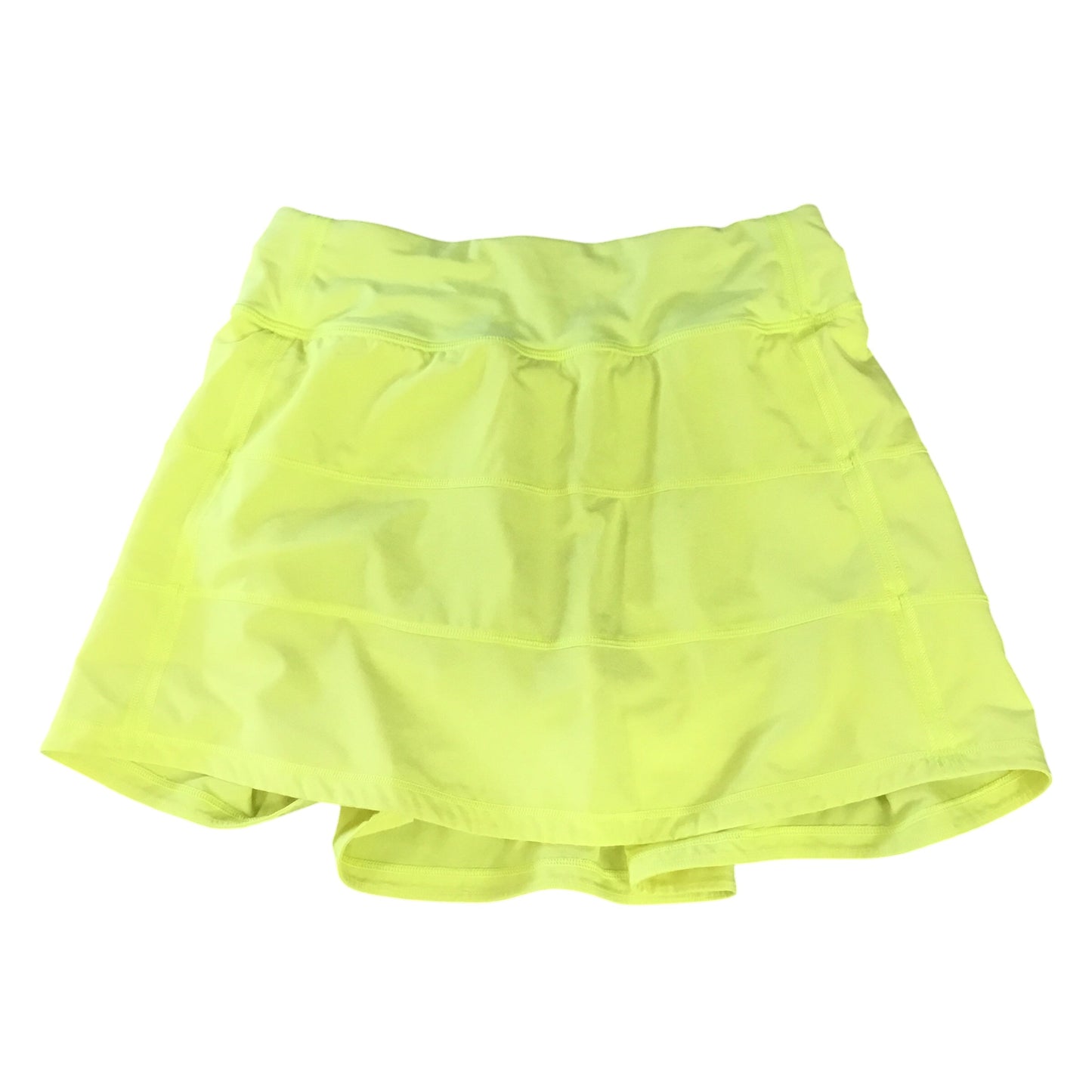 Athletic Skort By Lululemon In Yellow, Size: 2