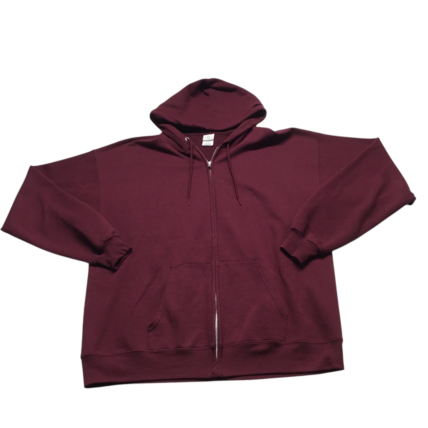 Sweatshirt Hoodie By Hanes In Maroon, Size: L