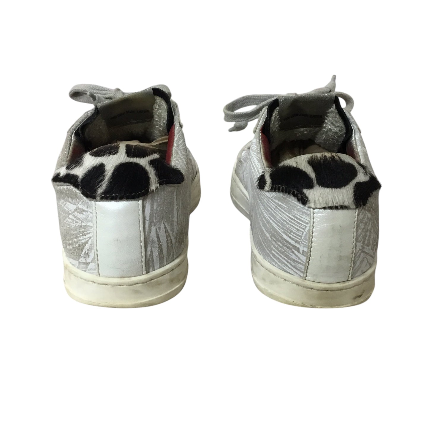 Shoes Sneakers By P448 In Grey & White, Size: 36