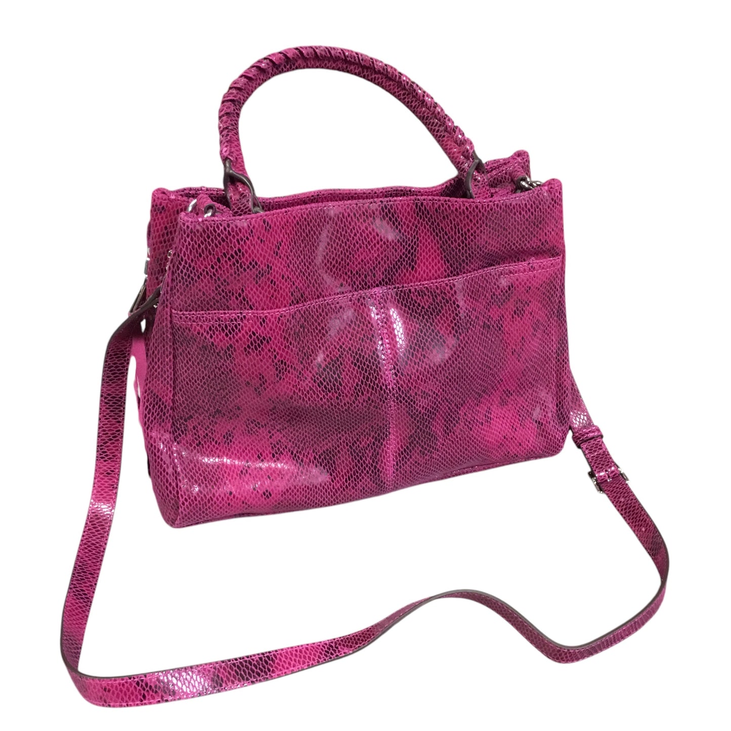 Handbag Leather By Aimee Kestenberg, Size: Medium