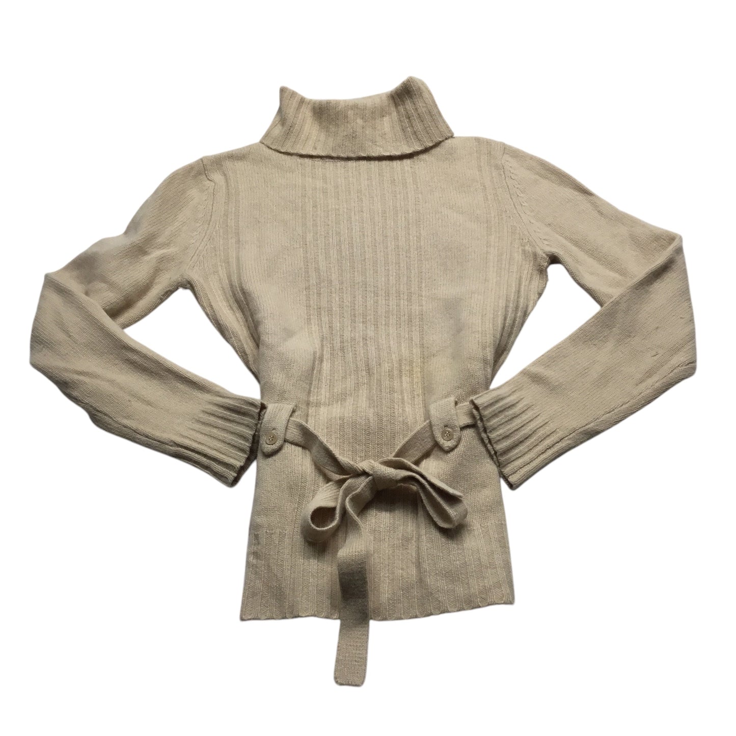 Sweater By Bcbgmaxazria In Tan, Size: M