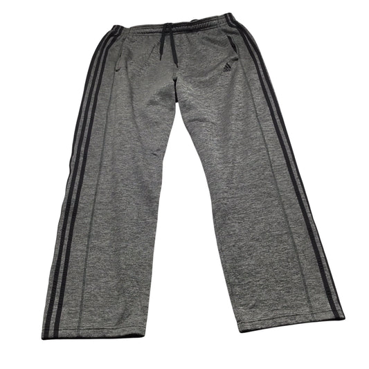 Athletic Pants By Adidas In Grey, Size: Xl