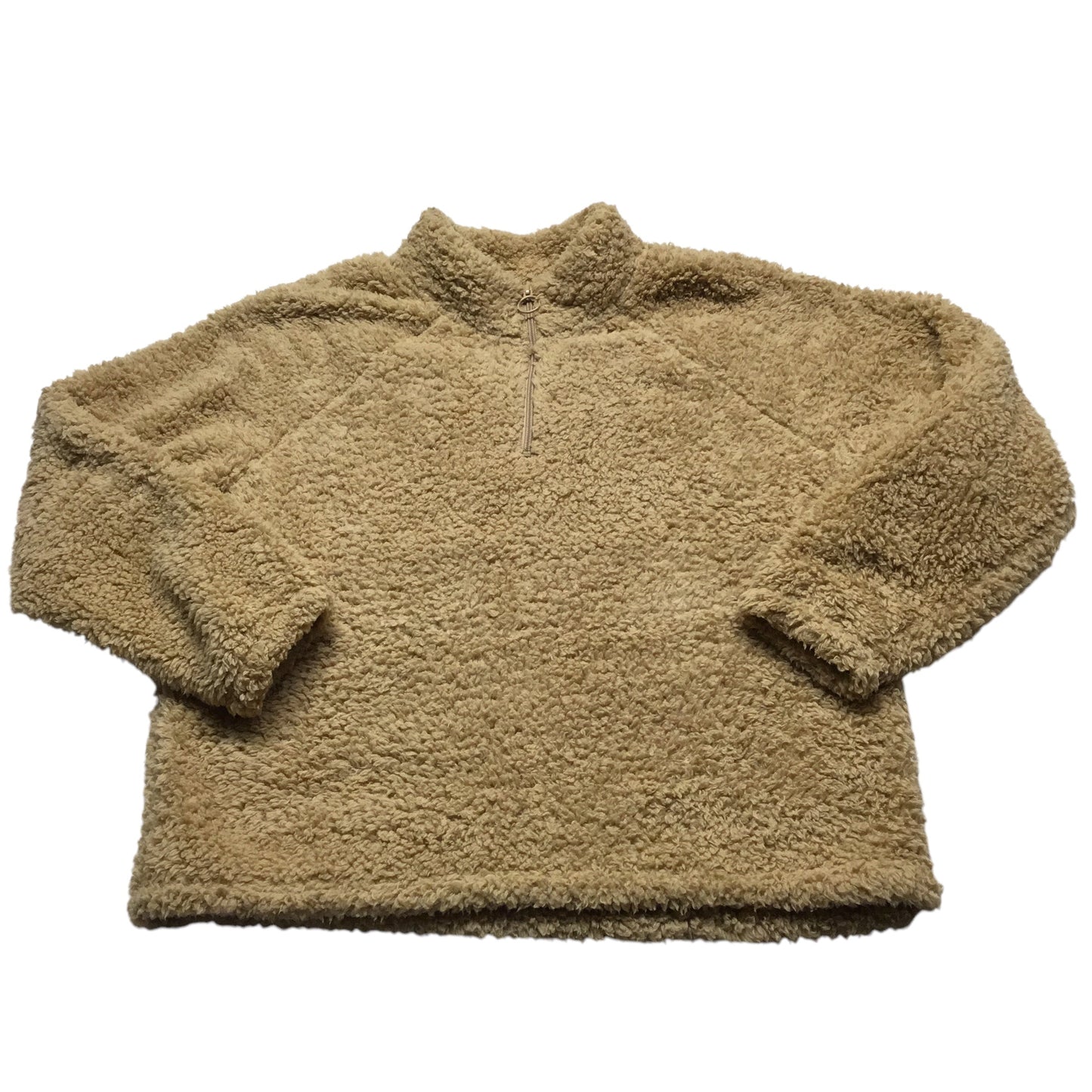 Jacket Faux Fur & Sherpa By Clothes Mentor In Tan, Size: Xl